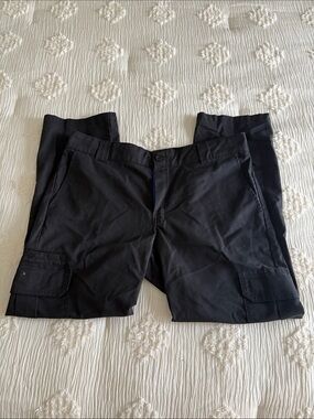 Dickies Black Cargo Work Pants 36/30